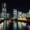 横浜ランドマークタワーを望む夜景